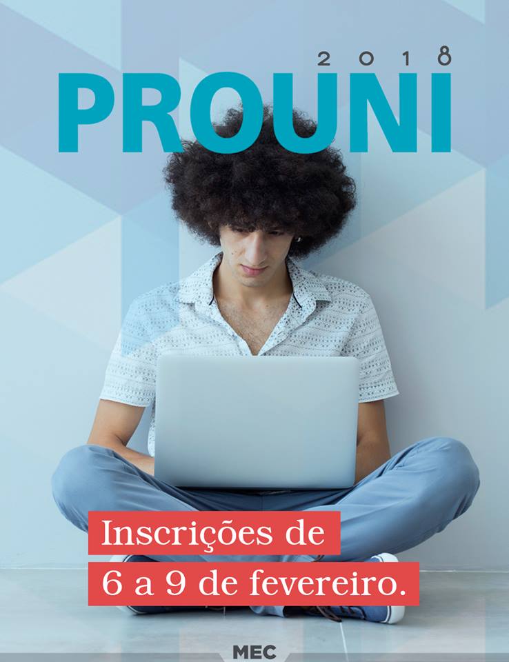 Atenção: Inscrições para o Prouni 2018