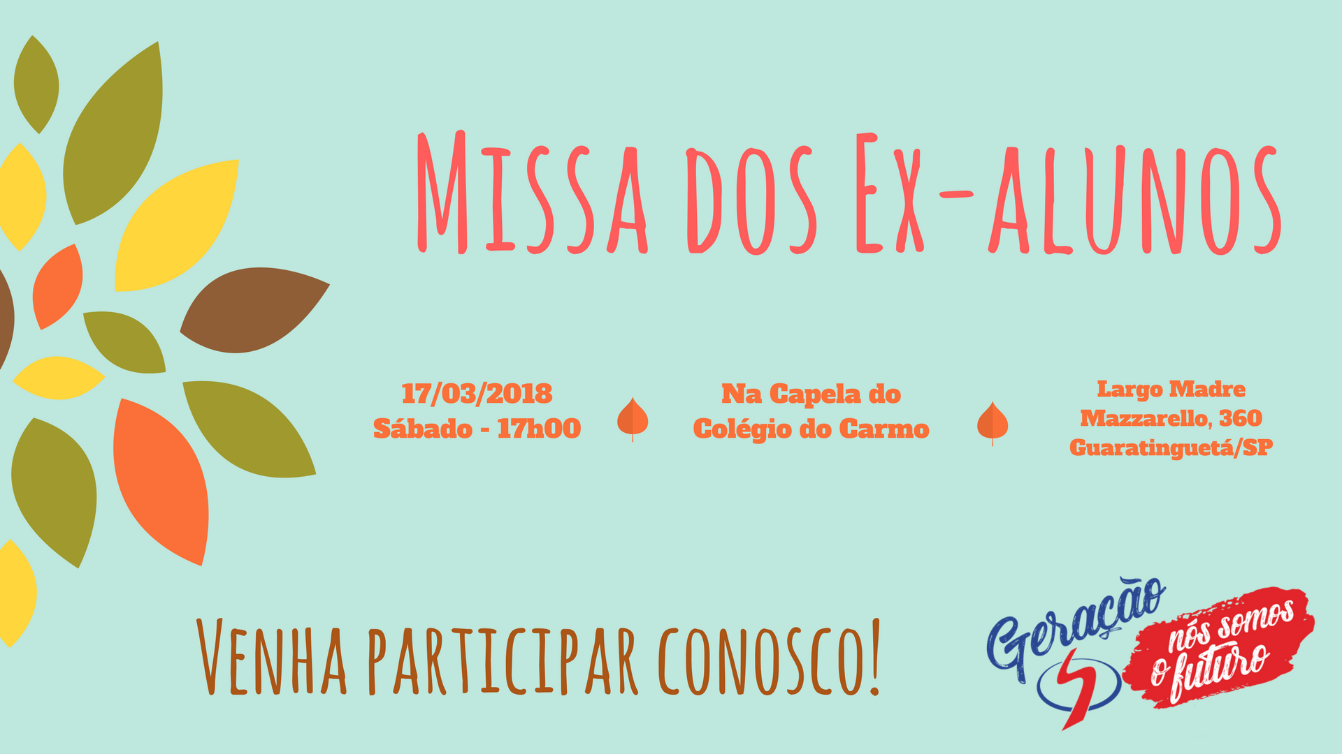 Missa dos ex-alunos - Março