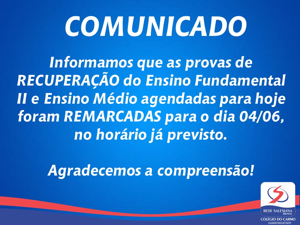 Comunicado Importante