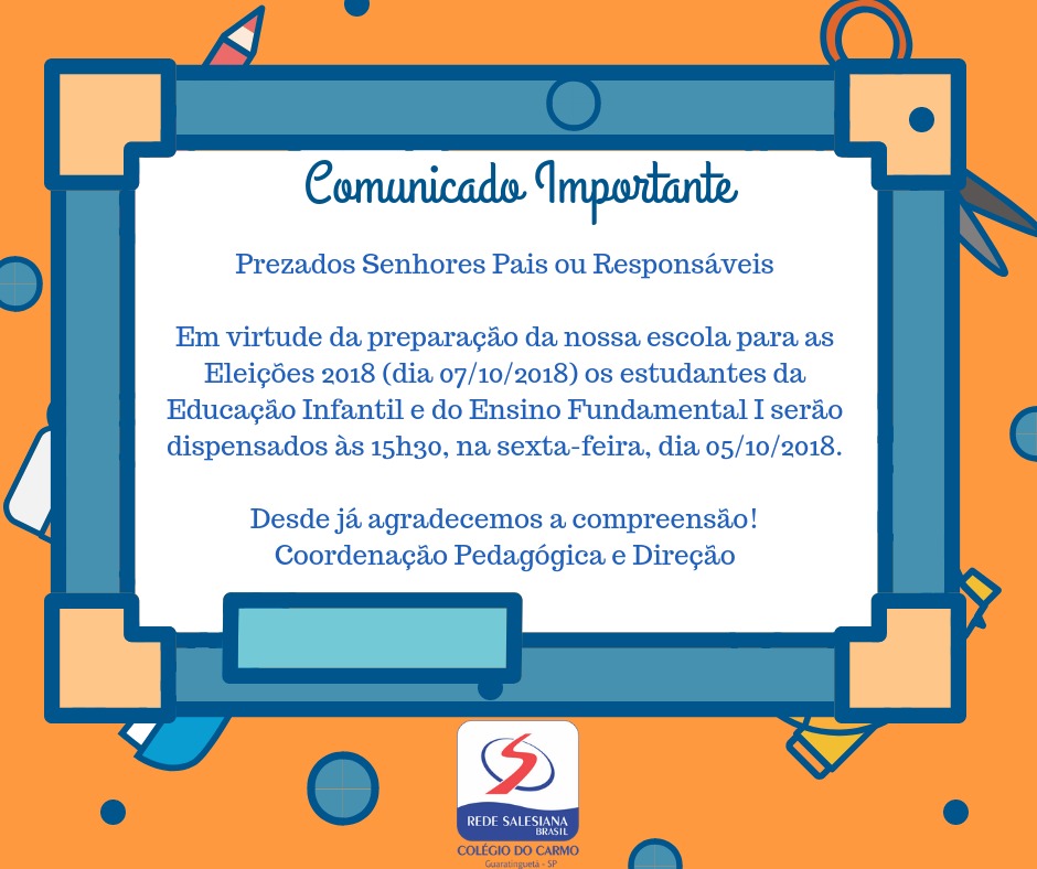 Comunicado Importante!