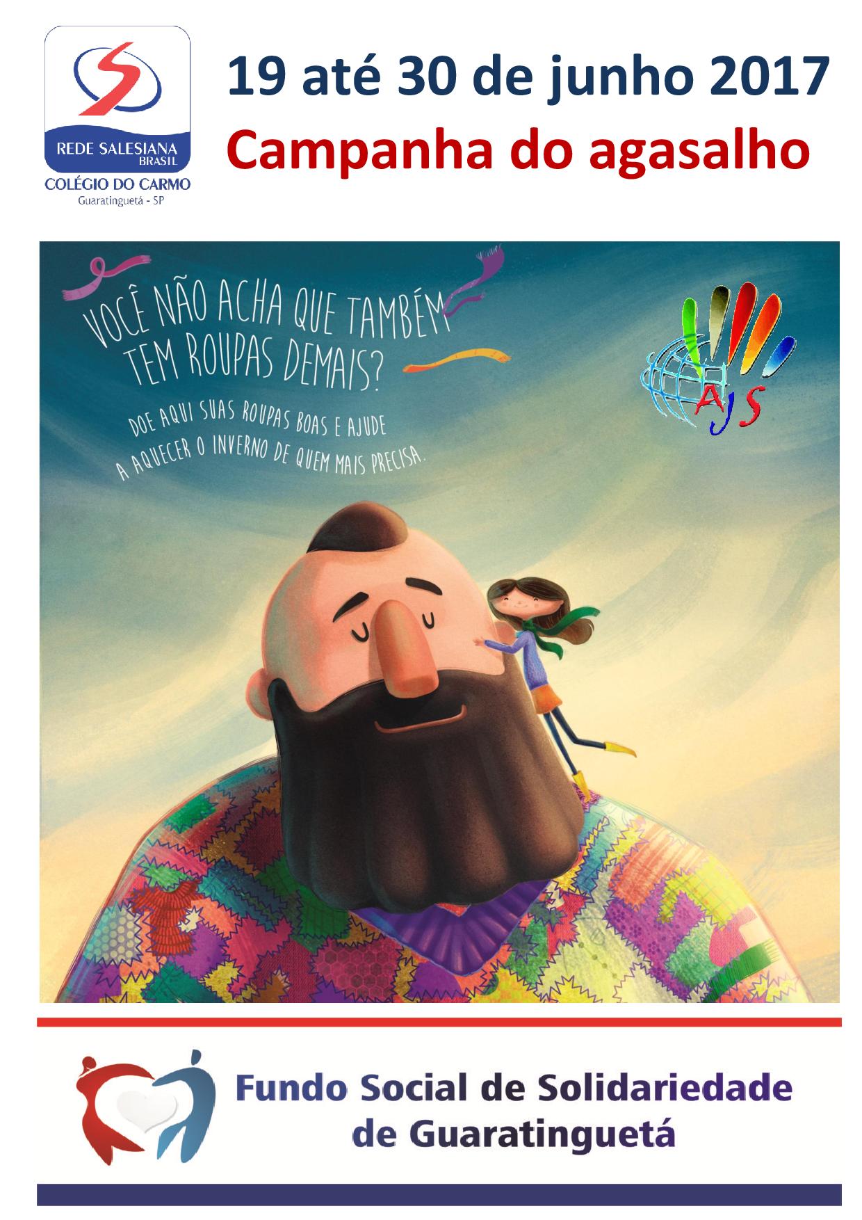 Campanha do Agasalho 2017: Colégio do Carmo e Fundo Social de Solidariedade
