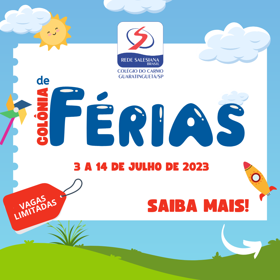 Inscreva-se na Colônia de Férias 2023!