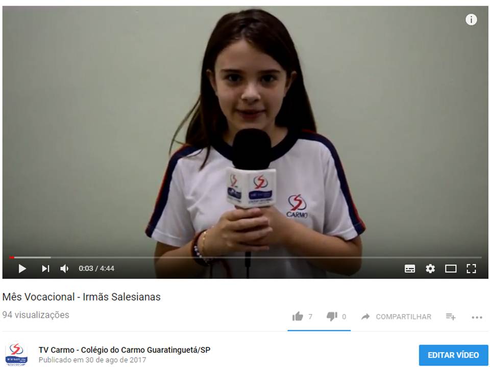 VÍDEO: Encerramento do Mês Vocacional - Testemunho das Irmãs Salesianas
