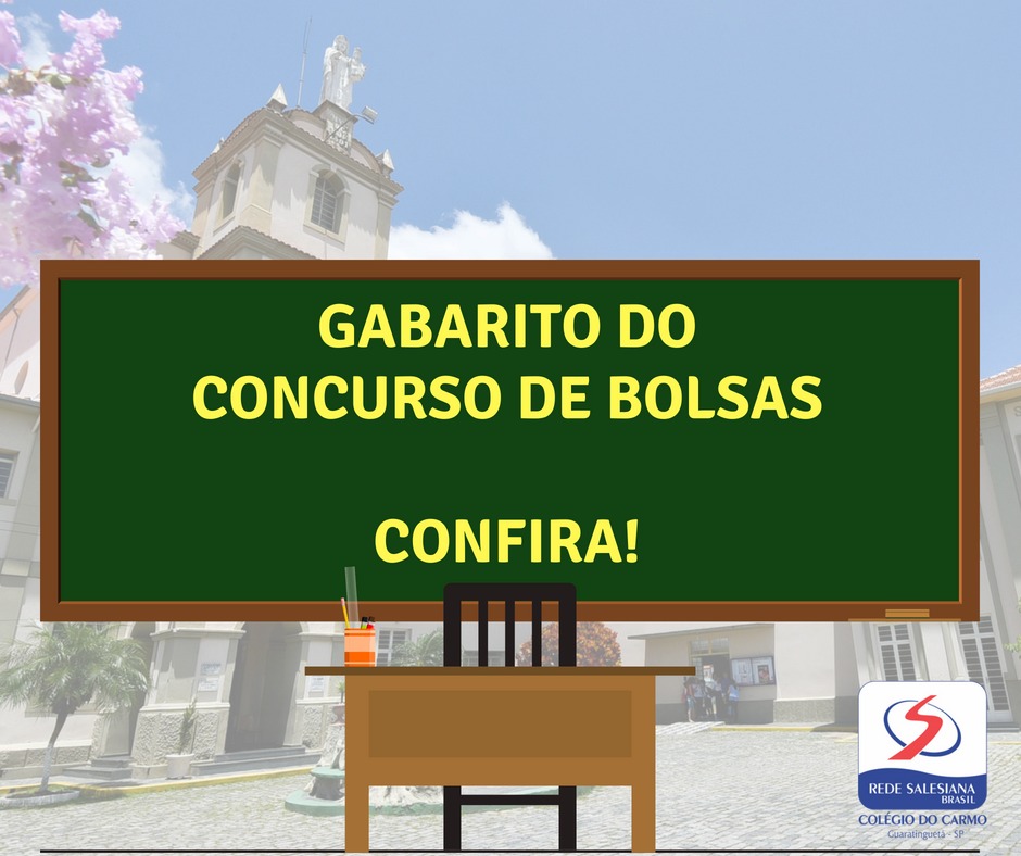 Concurso de Bolsas 2019 - Gabarito